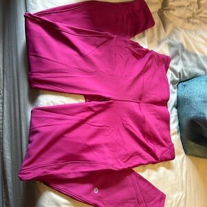 Lululemon fleece lined high waisted legging sz 10